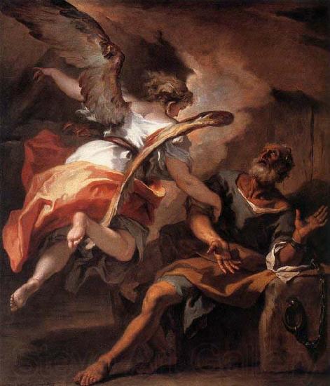 RICCI, Sebastiano The Liberation of St Peter Norge oil painting art
